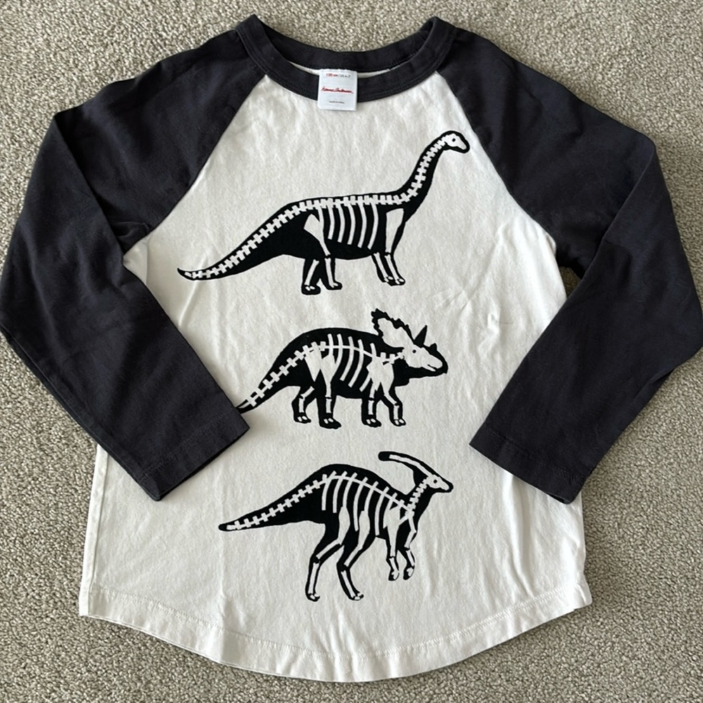 NWOT Hanna Andersson Dino shirt size 6-7